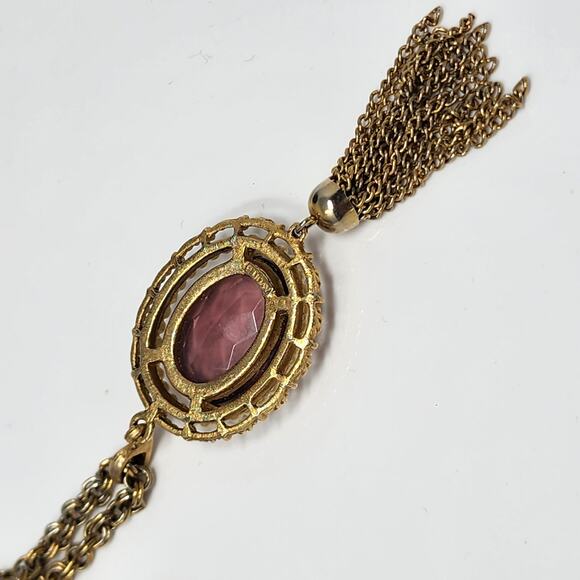 Vintage AVON Tassel Necklace - Picture 6 of 12